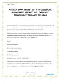 NBME 26 EXAM NEWEST WITH 350 QUESTIONS AND CORRECT VERIFIED WELL EXPLAINED ANSWERS JUST RELEASED THIS YEAR