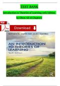 Introduction to Theories of Learning &ndash; 10th Edition &lpar;Matthew Olson&rpar; &vert; Complete Test Bank