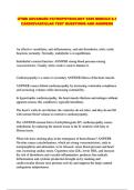 UTMB ADVANCED PATHOPHYSIOLOGY 5355 MODULE 6&period;1 CARDIOVASCULAR TEST QUESTIONS AND ANSWERS