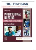 Professional Nursing&colon; Concepts and Challenges &ndash; 10th Edition &lpar;Beth Black&rpar; &vert; Complete Test Bank & Comprehensive Guide