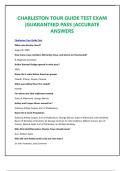Charleston Tour Guide Test Exam 2025&ndash;2026 &vert; Guaranteed Pass &vert; Accurate & Verified Answers &vert; Updated Edition &vert; Graded A&plus;