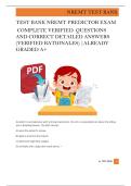 NREMT TEST BANK VERIFIED QUESTIONS AND ANWERS WITH DETAILED RATIONALES 2025&sol;2026 COMPLETE 600 QUESTIONS AND CORRECT ANSWERS WITH RATIONALES &vert; ALREADY GRADED A 