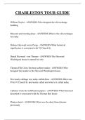 CHARLESTON TOUR GUIDE QUESTIONS AND ANSWERS 2025