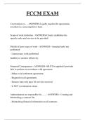 FCCM EXAM QUESTIONS AND ANSWERS 2025