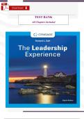 Test Bank &ndash; The Leadership Experience&comma; 8th Edition by Richard L&period; Daft