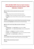 APHY 164 Final testbank