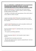PSYC 221 MIDTERM 1 COMPREHENSIVE EXAM QUESTIONS  WITH DETAILED VERIFIED AND 100&percnt; ACCURATE  ANSWERS BRAND NEW EXAM ALREADY GRADED A&plus; PASS