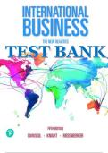 Test bank for international financial management&comma; 11th edition by jeff madura&sol;Test Bank for International Business&colon; The New Realities 5th Edition by Tamer Cavusgil&comma; Gary Knight&comma; John Riesenberger