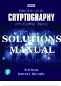 Solutions Manual for Introduction to Cryptography with Coding Theory&comma; 3rd edition by Wade Trappe&comma; Lawrence Washington&period;