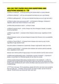 HCA 202 TEST PAPER 2025&sol;2026 QUESTIONS AND SOLUTIONS GRADED A&plus; TIP