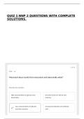QUIZ 1 NNP 2 QUESTIONS WITH COMPLETE SOLUTIONS&period;