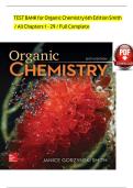 TEST BANK for Organic Chemistry 6th Edition Smith &sol; All Chapters 1 - 29 &sol; Full Complete