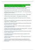 MISSOURI BOATING COMPREHENSIVE EXAM 2025&sol;2026 QUESTIONS AND SOLUTIONS GRADED A&plus; TIP