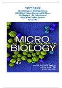 Test Bank for Microbiology&colon; An Evolving Science 6th Edition Foster &vert; All Chapters 1-28 &vert; MCQs & Answers