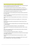 SCM 413 FINAL EXAM QUESTIONS WITH VERIFIED ANSWERS GRADED A&plus;