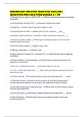 NEPHROLOGY PRACTICE EXAM TEST 2025&sol;2026 QUESTIONS AND SOLUTIONS GRADED A&plus; TIP