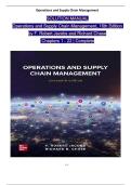Solution Manual for Operations and Supply Chain Management 16th Edition by F&period; Robert Jacobs &ndash; Complete Verified Answers for College & University Students &vert; Operations Strategy&comma; Inventory Management&comma; Logistics&comma; Lean Systems&comma; Forecasting&comma; and Production Pla