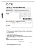 - WJEC GCSE Business Unit 2 &lpar;3510U10-1A&rpar;  Exam Paper &plus; Mark Scheme