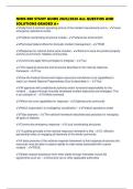 NIMS 800 STUDY GUIDE 2025&sol;2026 ALL QUESTIOS AND SOLUTIONS GRADED A&plus;