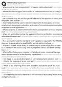 NATMI Safety Supervisor Exam Questions and Answers 100&percnt; Pass &vert;Verified & Updated&vert;ACTUAL 2025&sol;2026 Cheat Sheet