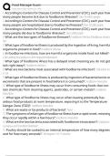 Food Manager Exam Exam Questions and Answers 100&percnt; Pass &vert;Verified & Updated&vert;ACTUAL 2025&sol;2026 Cheat Sheet