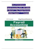 Solution Manual for Payroll Accounting 2024 &lpar;34th Edition&rpar; by Bernard J&period; Bieg & Judith A&period; Toland &ndash; Complete Verified Answers PDF