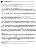 Palo Alto quizzes Exam Questions and Answers 100&percnt; Pass &vert;Verified & Updated&vert;ACTUAL 2025&sol;2026 Cheat Sheet