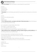 NDT Penetrant Testing Exam Questions and Answers 100&percnt; Pass &vert;Verified & Updated&vert;ACTUAL 2025&sol;2026 Cheat Sheet
