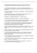 CFESA REFRIGERATION CERTIFICATION TEST