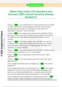 Illinois Class B Non-CDL Questions and  Answers &lpar;100&percnt; Correct Answers&rpar; Already  Graded A&plus; 