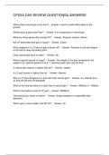 CFESA GAS REVIEW QUESTIONS& ANSWERS
