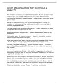 CFESA STEAM PRACTICE TEST QUESTIONS & ANSWERS