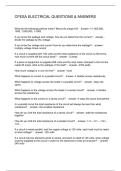 CFESA ELECTRICAL QUESTIONS & ANSWERS