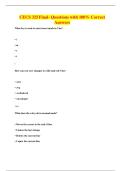 CECS 325 Final- Questions with 100&percnt; Correct Answers