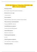 CNUR 303 Midterm 2-Questions 2025&sol;2026 with 100&percnt; Correct Solutions