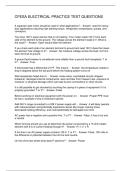 CFESA ELECTRICAL PRACTICE TEST QUESTIONS