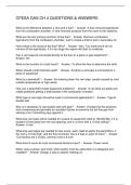 CFESA GAS CH 4 QUESTIONS & ANSWERS