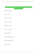 BIOL 2255 - Lecture Exam 5&sol;Final Exam Questions with Correct Answers New  Update &lpar;Verified A&plus; Pass&rpar;
