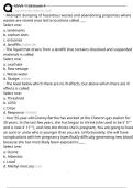 ENVS 1126 Exam 4 Exam Questions and Answers 100&percnt; Pass &vert;Verified & Updated&vert;ACTUAL 2025&sol;2026 Cheat Sheet