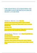 EMR AHASTI FINAL EXAM QUESTIONS AND ANSWERS LATEST 2025-2026 EXAM UPDATE&vert; GRADE A&plus; GUARANTEE