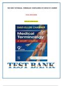 TEST BANK-Medical Terminology&colon; A Short Course 9th Edition by Davi-Ellen Chabner&comma; All chapters&sol; ISBN-&sol;Ace your exam