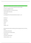 Biology Practice test Questions with Correct Answers&vert; Latest Update 100&percnt; Solved &lpar;Grade A&plus;&rpar;