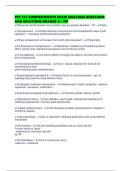 PSY 352 COMPREHENSIVE EXAM 2025&sol;2026 QUESTIONS AND SOLUTIONS GRADED A&plus; TIP