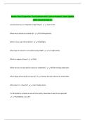 Border Patrol Supervisor Test Questions with Correct Answers&vert; Latest Update  100&percnt; Solved &lpar;Grade A&plus;&rpar; 