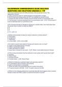 SALESPERSON COMPREHENSIVE EXAM 2025&sol;2026 QUESTIONS AND SOLUTIONS GRADED A&plus; TIP