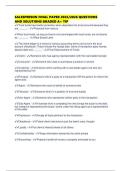 SALESPERSON FINAL PAPER 2025&sol;2026 QUESTIONS AND SOLUTIONS GRADED A&plus; TIP