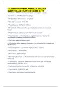 SALESPERSON REVISION PAST EXAM 2025&sol;2026 QUESTIONS AND SOLUTIONS GRADED A&plus; TIP
