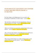 MATH 4109 EXAM 2 QUESTIONS AND ANSWERS LATEST 2025-2026 UPDATE &vert;GRADE A&plus; GUARANTEE