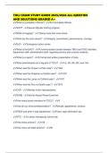 TDCJ EXAM STUDY GUIDE 2025&sol;2026 ALL QUESTIOS AND SOLUTIONS GRADED A&plus;