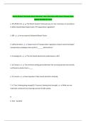 Breath Alcohol Technician Exam Overview&vert; Exam Questions with Correct Answers New  Update &lpar;Verified A&plus; Pass&rpar;
